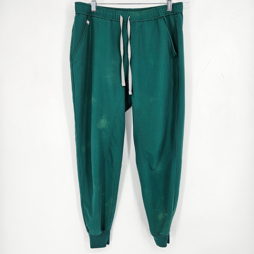 Figs Scrub Pants Mens Medium Short Tansen Jogger Nurses Healthcare Hunter Green
